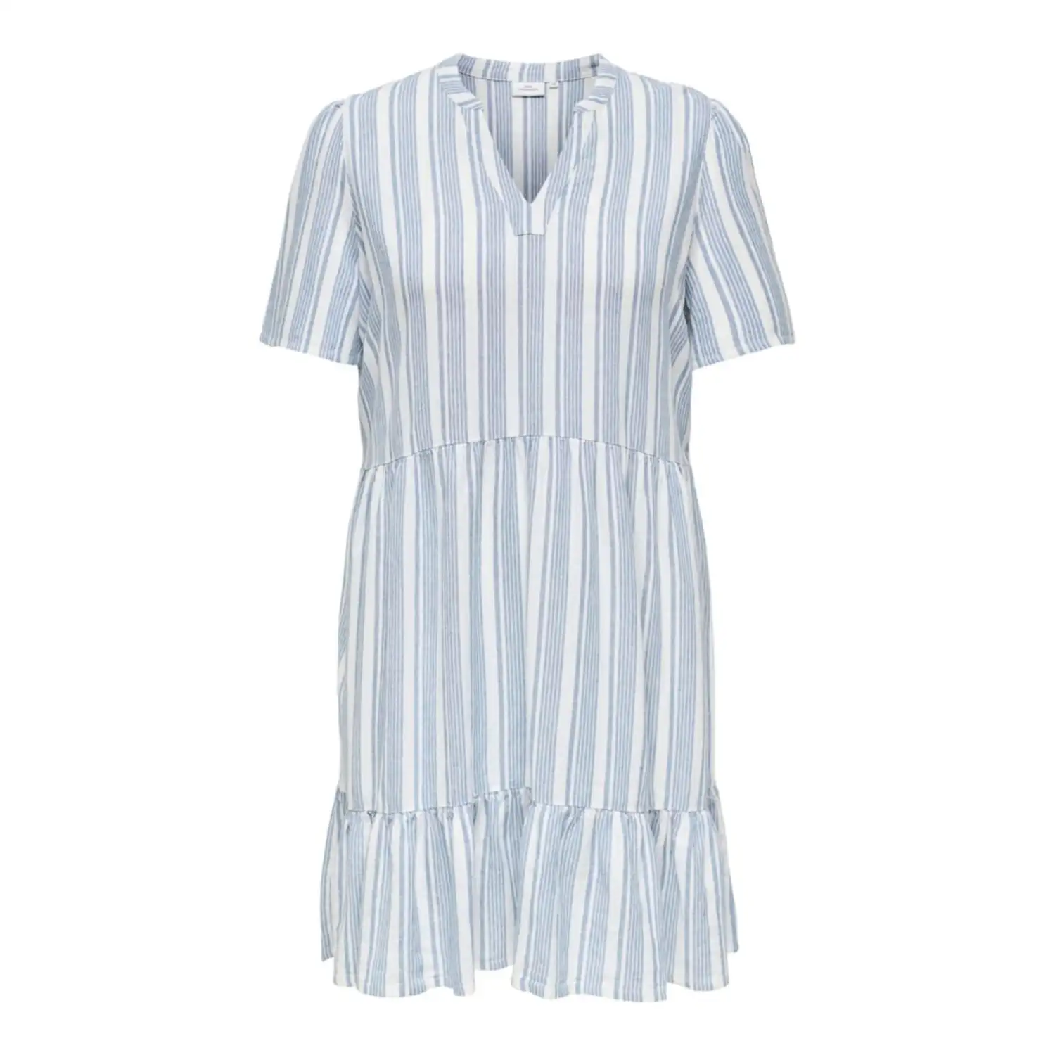 Sale CARTIRI-CARO S/S V-NECK LIN DRESS