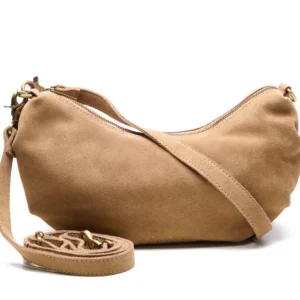 Chabo Suede Bobby Banana Bag