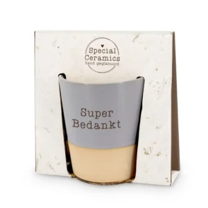 Special Ceramics - Beker - Bedankt