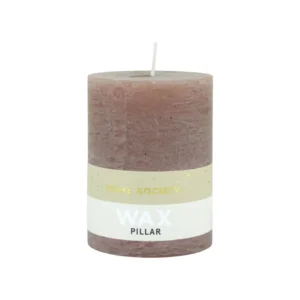 WAX Stompkaarsen stoffig roze