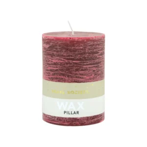 WAX Stompkaarsen bourgondisch rood