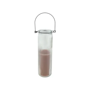 WAX Kaars in Glas Dirk stoffig roze