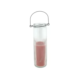 WAX Kaars in Glas Dirk roze