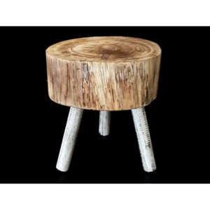 krukje 19x13cm  naturel/ant.white