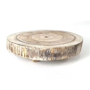 onderzetter op voetjes 4x13cm  natural