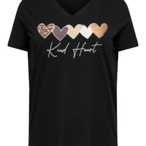 CARMAEBELL S/S V-NECK REG TEE JRS
