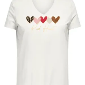 CARMAEBELL S/S V-NECK REG TEE JRS