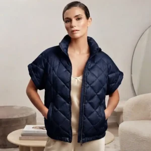 Oversized bodywarmer navy
