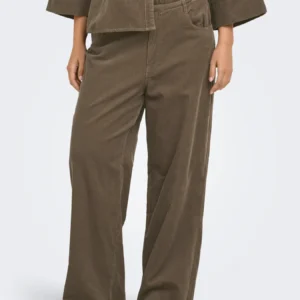 CARNESSA HW TIE CORD WIDE PANT PNT