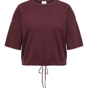 Only carmakoma CARSITERI SS LOOSE TIE O-NECK TOP KNT