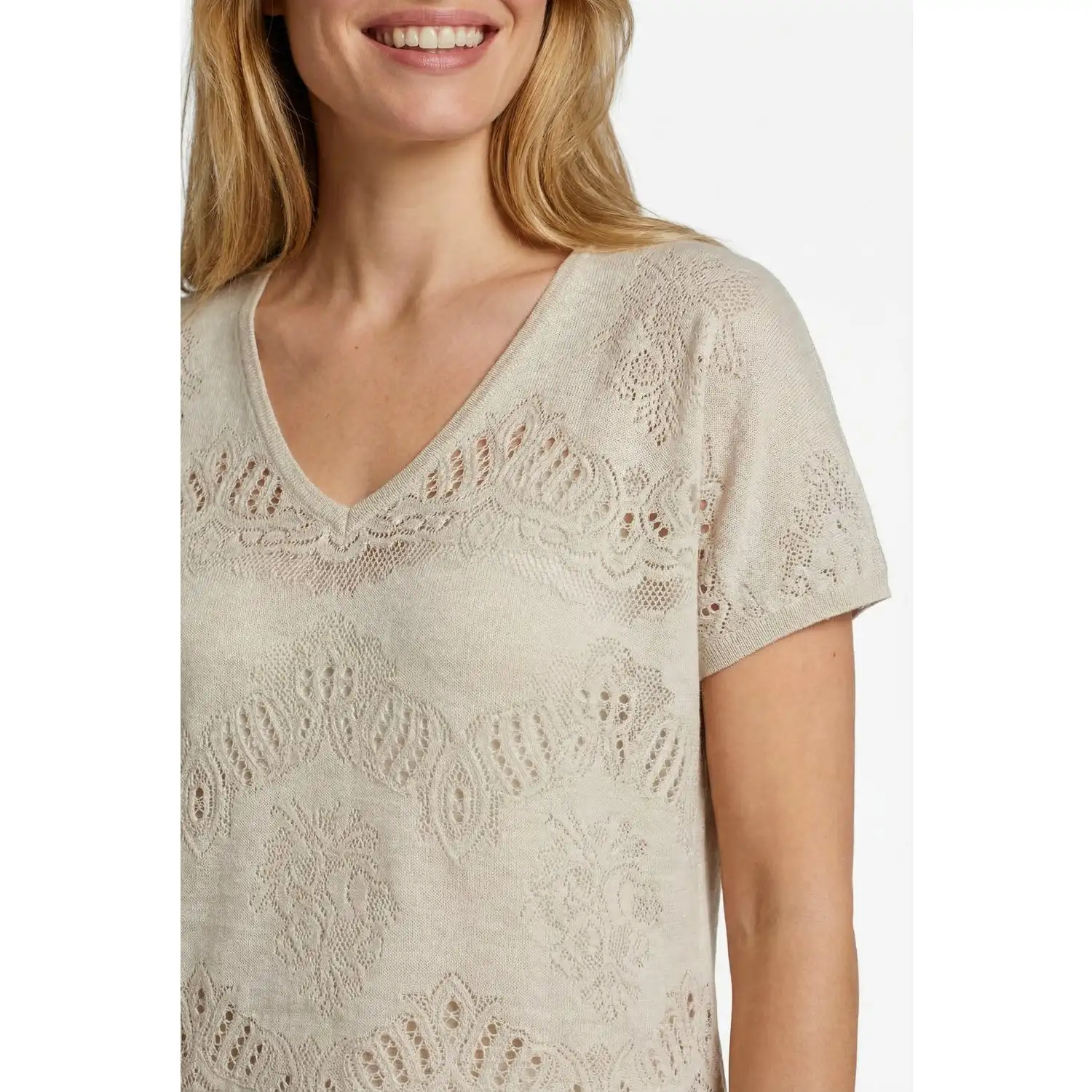 C&S Kiana Knit Pullover z6