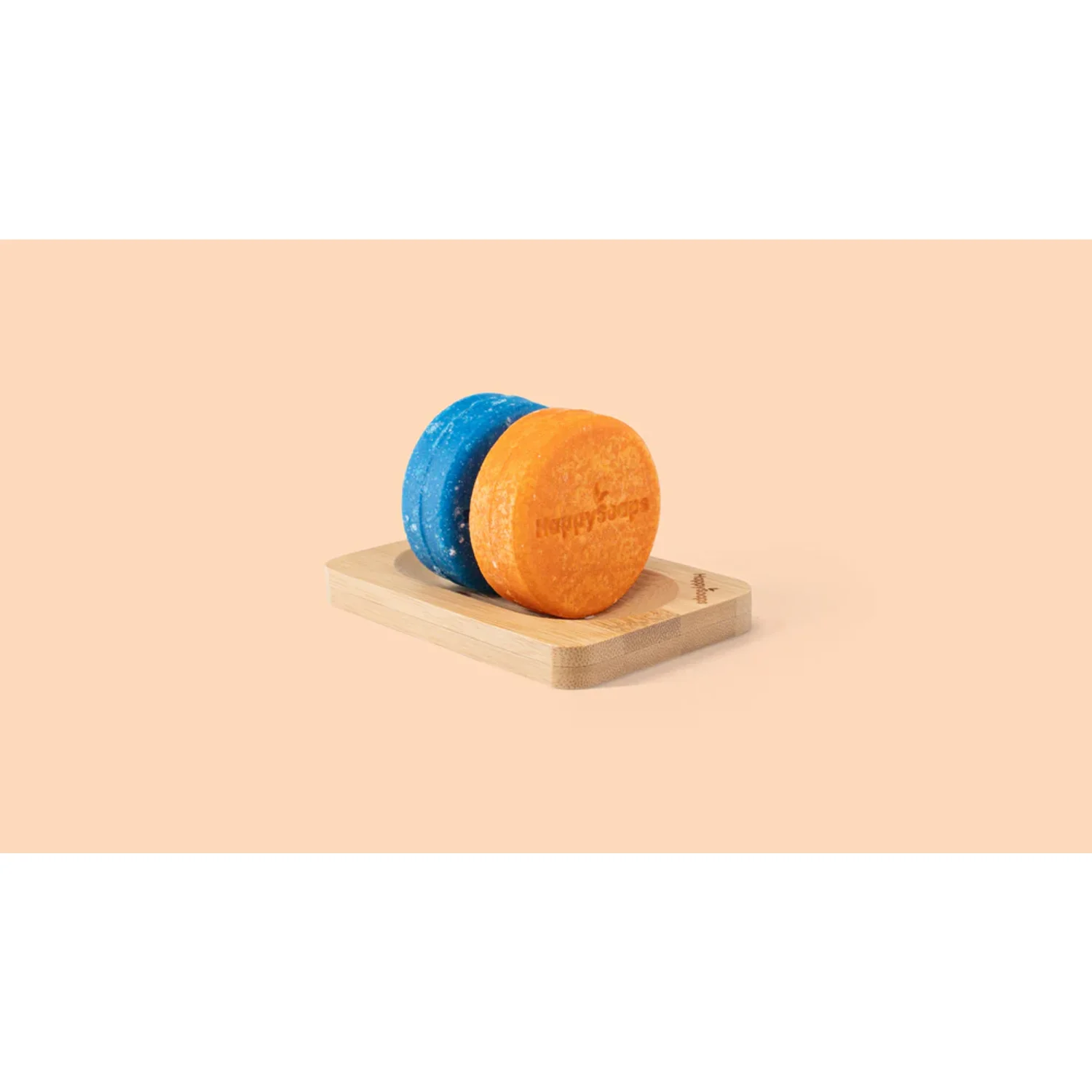 Zeephouder van Bamboe voor twee Shampoo Bars of Zeep