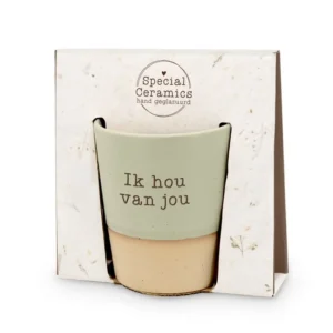 Special Ceramics - Beker - Ik hou van jou