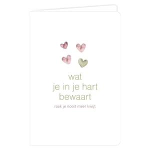 water Wat je in je hart bewaard