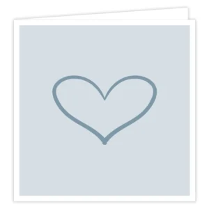 Pearl. Blanco kaart hart