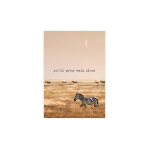 Poster A5 You'll never walk alone