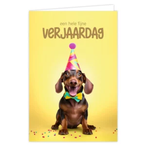 Wenskaart Fijne verjaardag