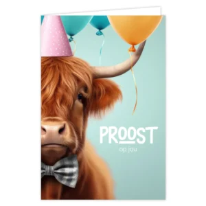 Wenskaart proost op jou