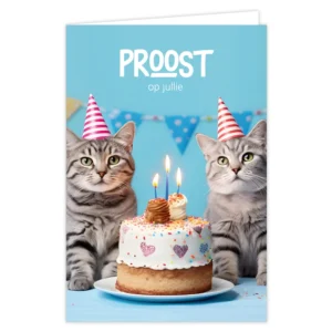 Wenskaart Proost op jullie