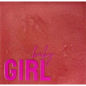 Tegeltje Baby Girl Roze