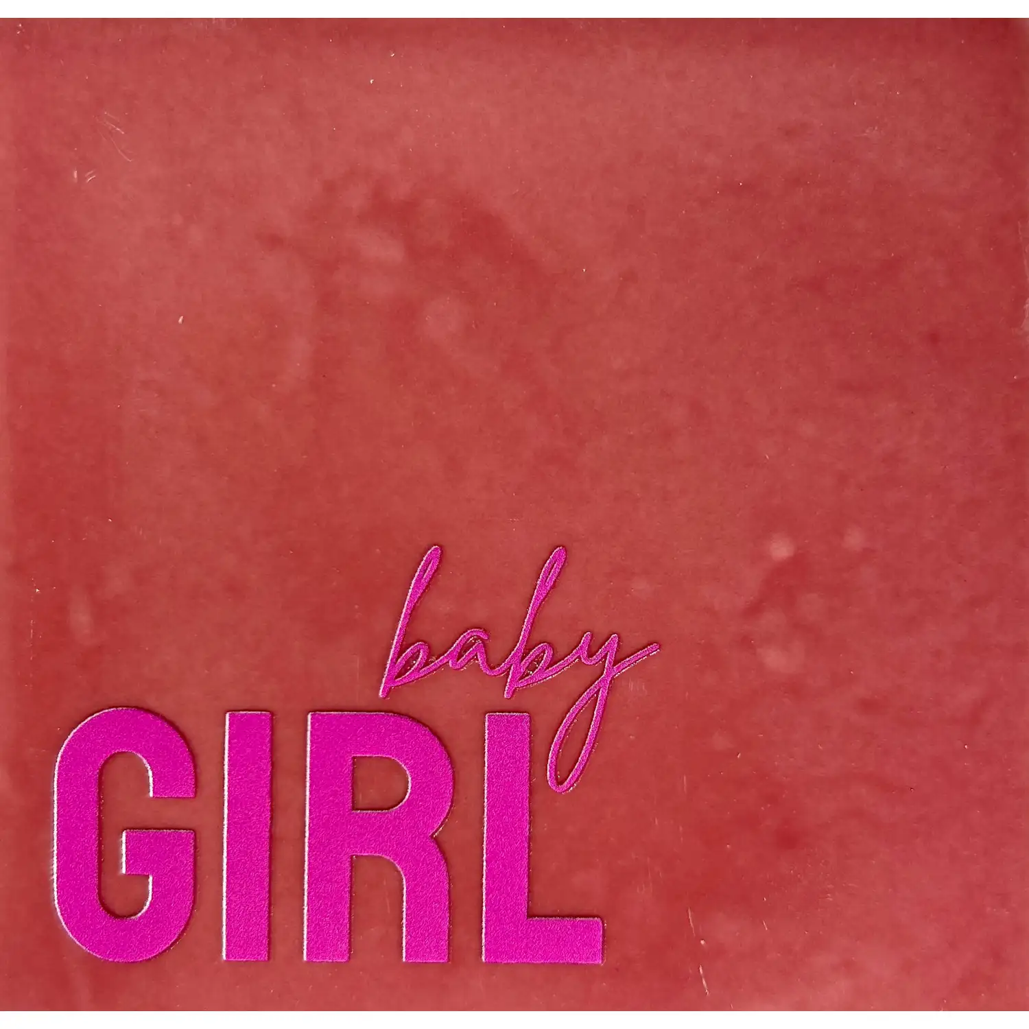 Tegeltje Baby Girl Roze
