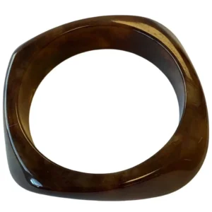 F&M Byoux bracelet resin look, cognac