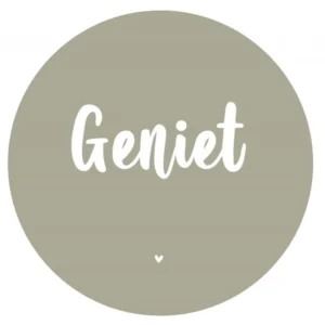 muurcirkel geniet mosgroen 40 cm
