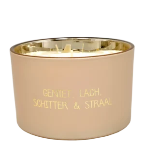 My flame SOJAKAARS - GENIET, LACH, SCHITTER & STRAAL - GEUR: GREEN TEA TIME