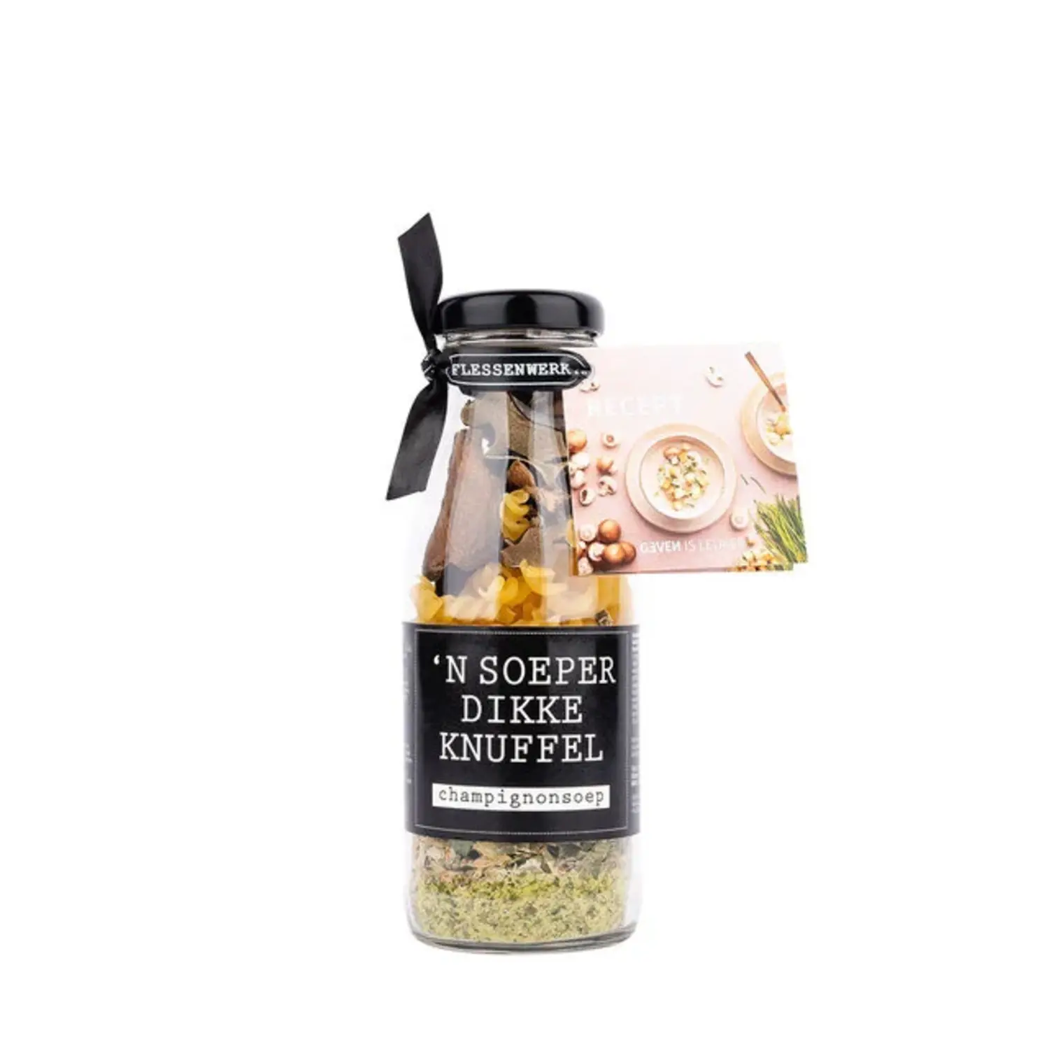 n soeperdikke knuffel - Fles soepmix Champignon