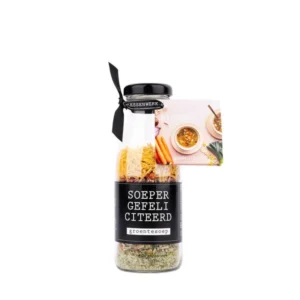 Soeper gefeliciteerd! - Fles soepmix Groente