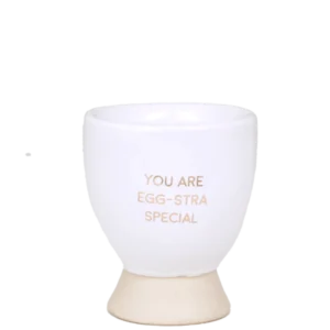 My flame SOJAKAARS IN EIERDOP - YOU ARE EGG-STRA SPECIAL - FRESH COTTON