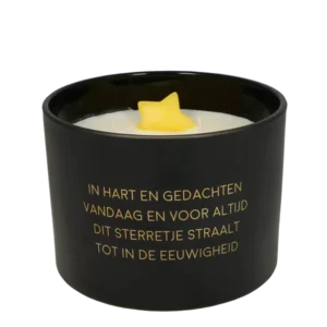 My flame SOJAKAARS - IN HART EN GEDACHTEN, VANDAAG EN VOOR ALTIJD - WARM CASHMERE