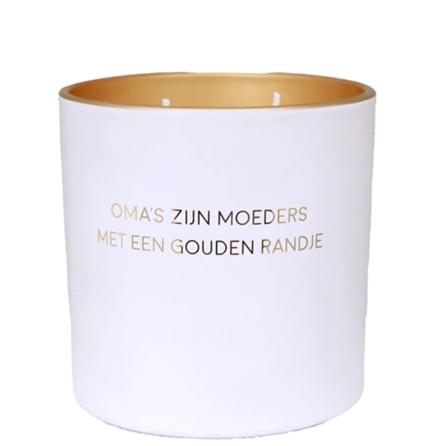My flame SOJAKAARS - OMA'S ZIJN MOEDERS MET EEN GOUDEN RANDJE - GEUR: FRESH COTTON