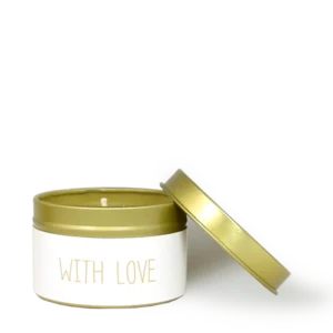 My flame SOJAKAARS XS - WITH LOVE - GEUR: FRESH COTTON
