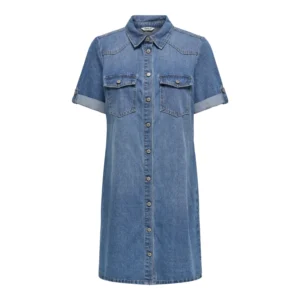 CARLISA S/S DNM DRESS GUA NOOS