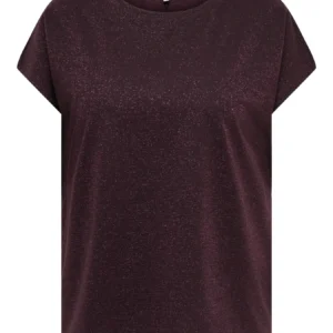 CARMOSTER GLITTER S/S TOP JRS NOOS
