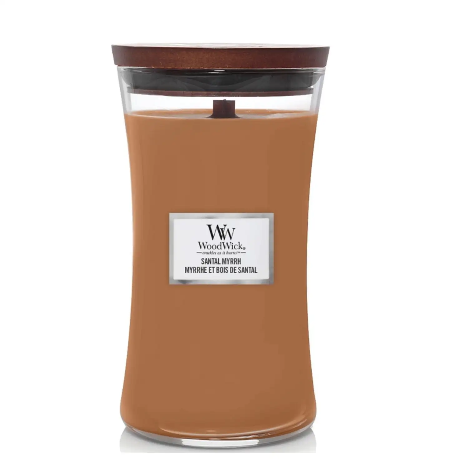 Woodwick large candle Santal Myrrh