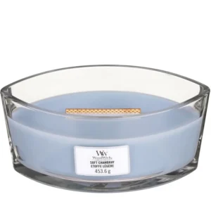 WW soft chambray ellipse candle