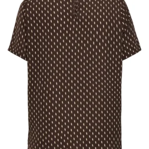 CARVICA S/S TOP WVN NOOS