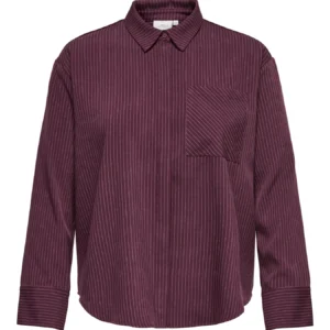 CAREVERLYN L/S LOOSE STRIPED SHIRT PNT