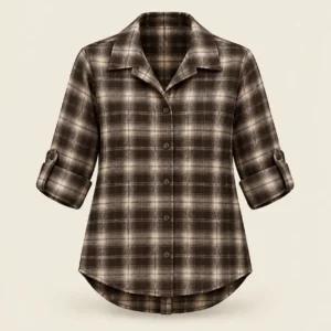 26197 – Blouse Ruit – Brown