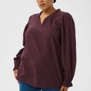 Kaffecurve KCpenelopia LS Frill Blouse f6