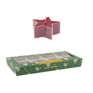 Home society Deco Kaars Stars Set 8