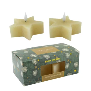 Home society LED Kaars Star Set 2 LED