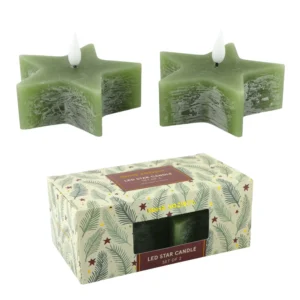 Home society LED Kaars Star Set 2 LED
