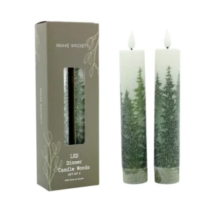 Home society LED Kaars Woods XL Set 2 LED