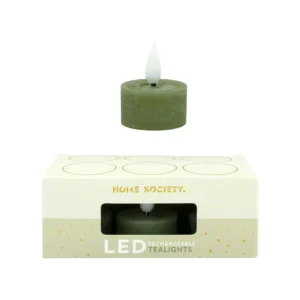 LED Theelichtjes Recharge Set 6 groen