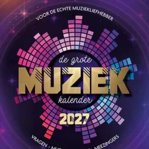 Scheurkalender 2027 De grote muziek scheurkalender