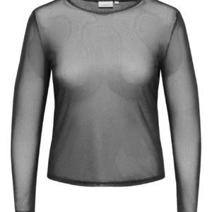 Only carmakoma CAROPUS L/S MESH GLITTER TOP JRS