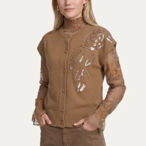 C&S Vaski knit gilet w6
